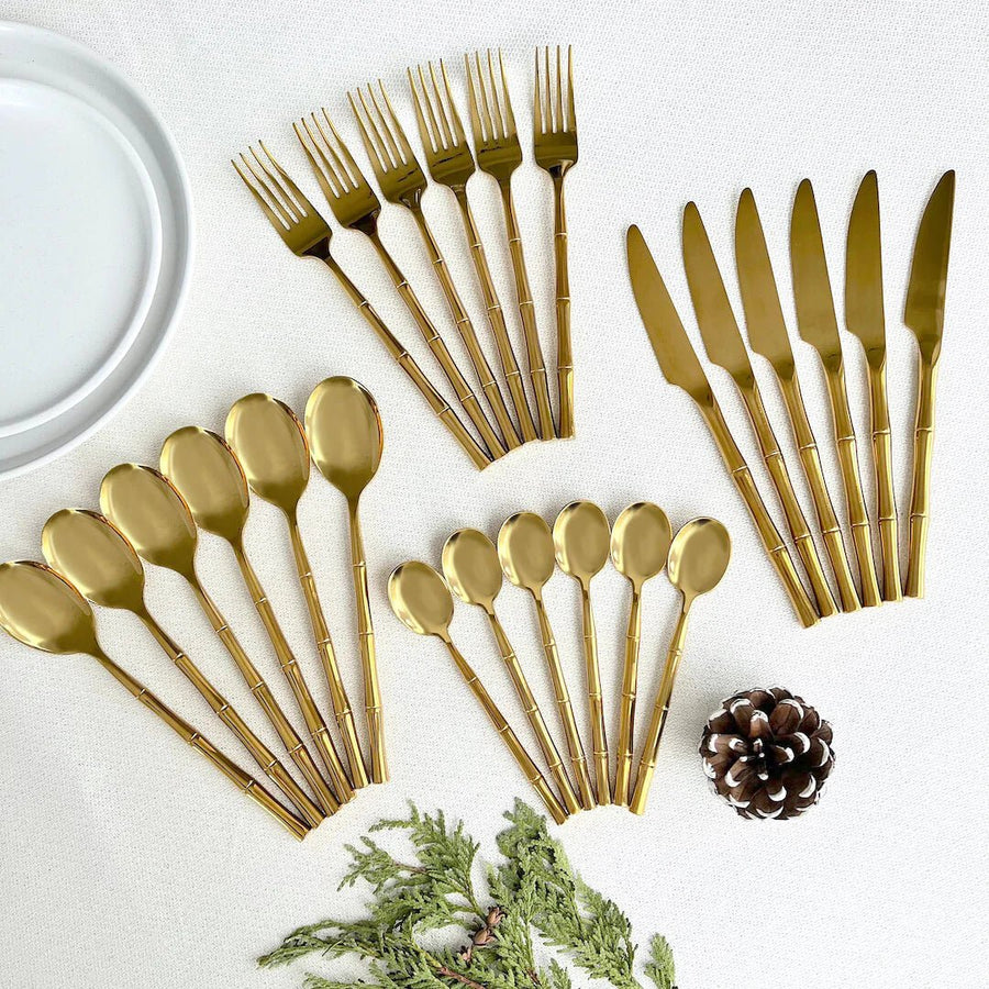 Premium Flatware Set Modern Durable Cutlery-Kitchen & Dining > Cutlery-casanuva-casanuva