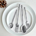 Premium Flatware Set Modern Durable Cutlery-Kitchen & Dining > Cutlery-casanuva-Silver 30 pcs-casanuva