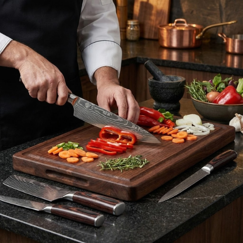 Professional Chef Knife Set with High Carbon Stainless Steel Blades-Kitchen & Dining > Knives-casanuva-casanuva