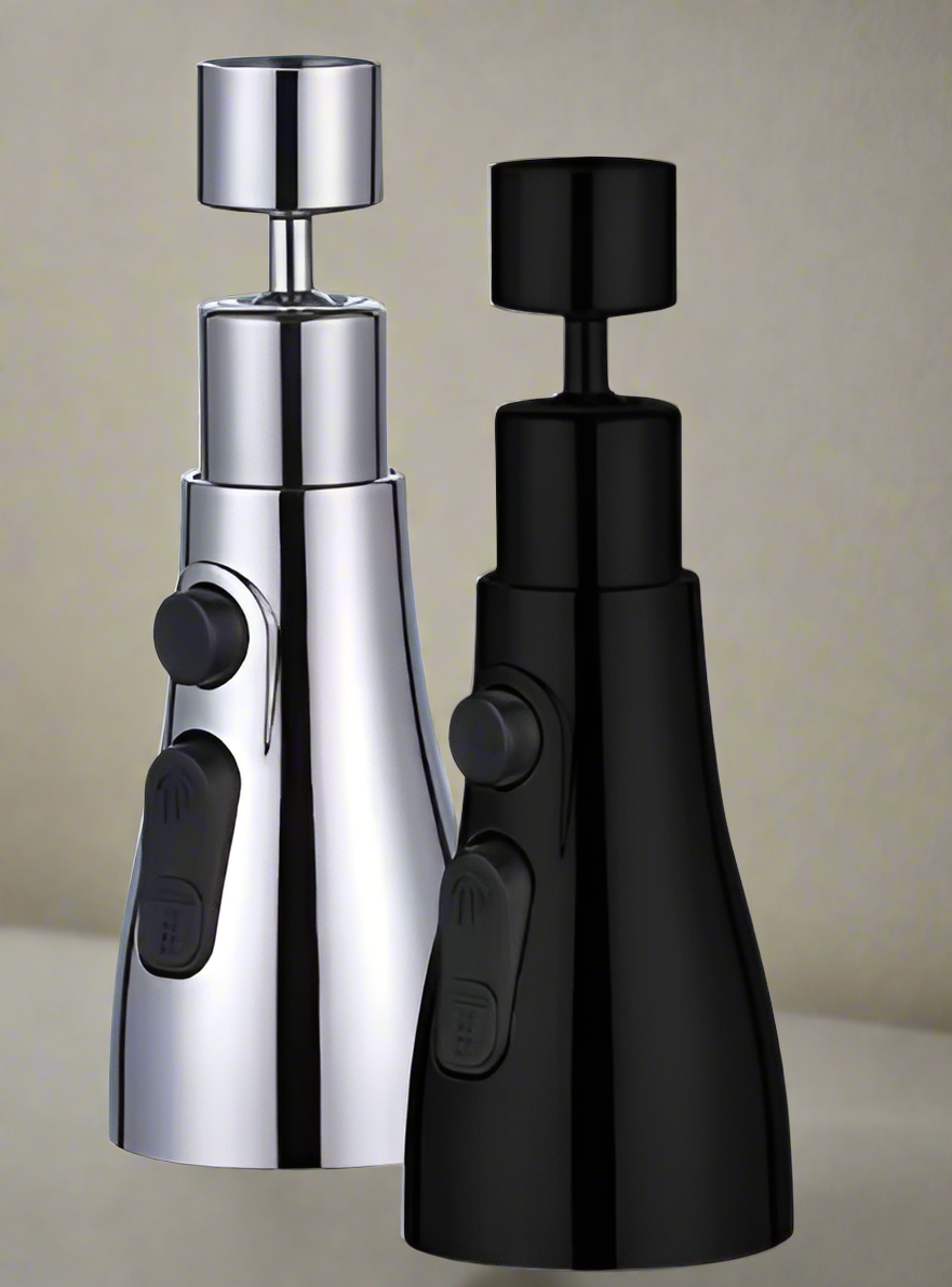 Pull-out kitchen faucet black 360° swivel water-saving feature-Kitchen & Dining > Kitchen Faucets-casanuva-casanuva