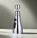Pull-out kitchen faucet black 360° swivel water-saving feature-Kitchen & Dining > Kitchen Faucets-casanuva-Silver-casanuva
