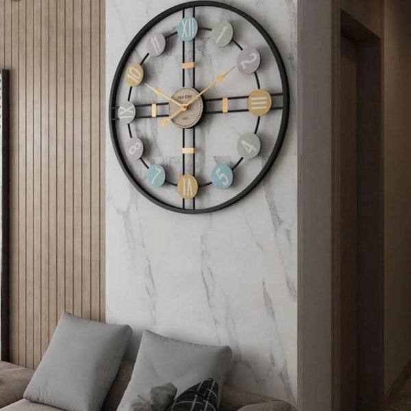 Quiet Wall Clock for Peaceful Living-Home Decor > Clocks-casanuva-Black-40cm-casanuva