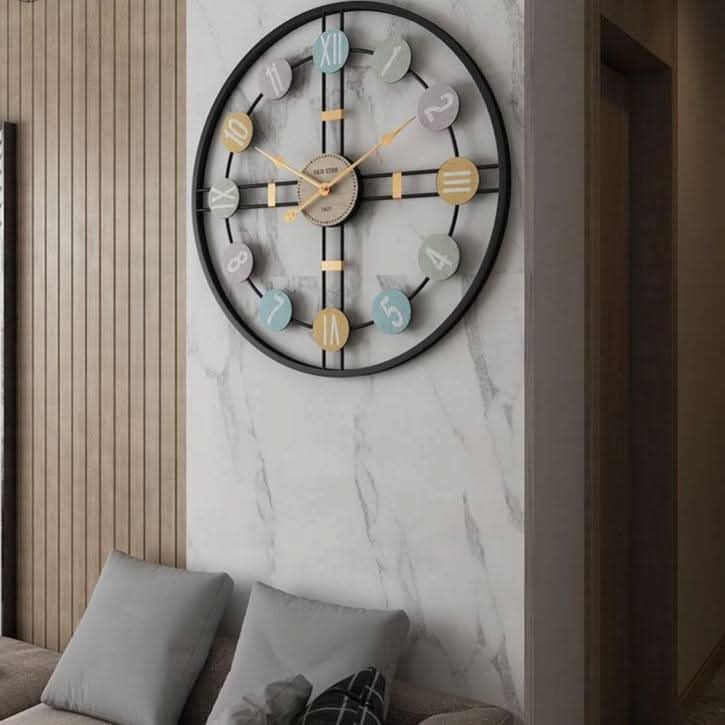 Quiet Wall Clock for Peaceful Living-Home Decor > Clocks-casanuva-Black-40cm-casanuva