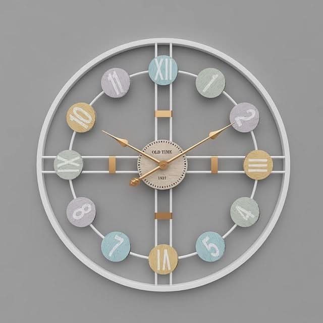 Quiet Wall Clock for Peaceful Living-Home Decor > Clocks-casanuva-White-40cm-casanuva