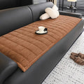 Quilted Couch Cover Mat-Covers & Textiles > Sofa Covers-casanuva-Chestnut Haze-28"x28"-casanuva