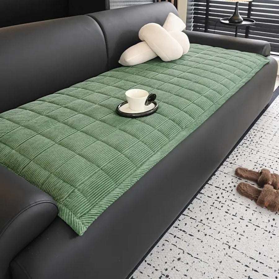 Quilted Couch Cover Mat-Covers & Textiles > Sofa Covers-casanuva-Forest Haze-28"x28"-casanuva