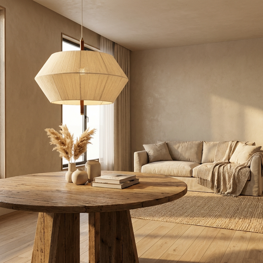 Rattan Ceiling Light Wabi Sabi Design-Lighting > Pendant Lights-casanuva-casanuva