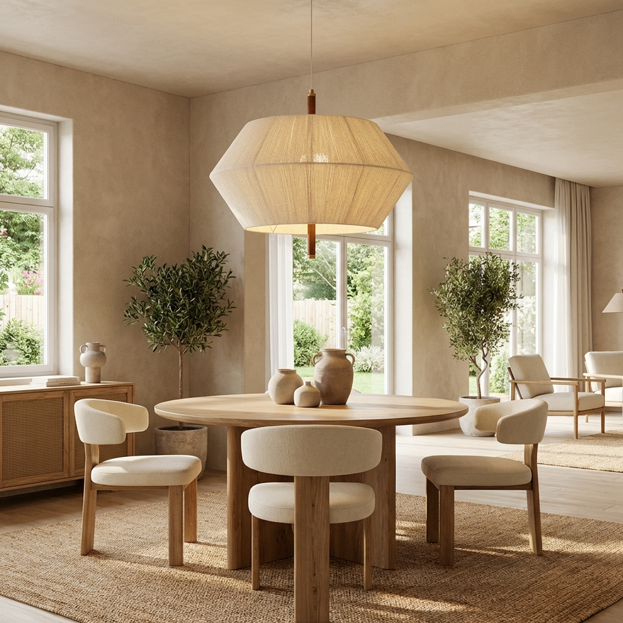 Rattan Ceiling Light Wabi Sabi Design-Lighting > Pendant Lights-casanuva-casanuva