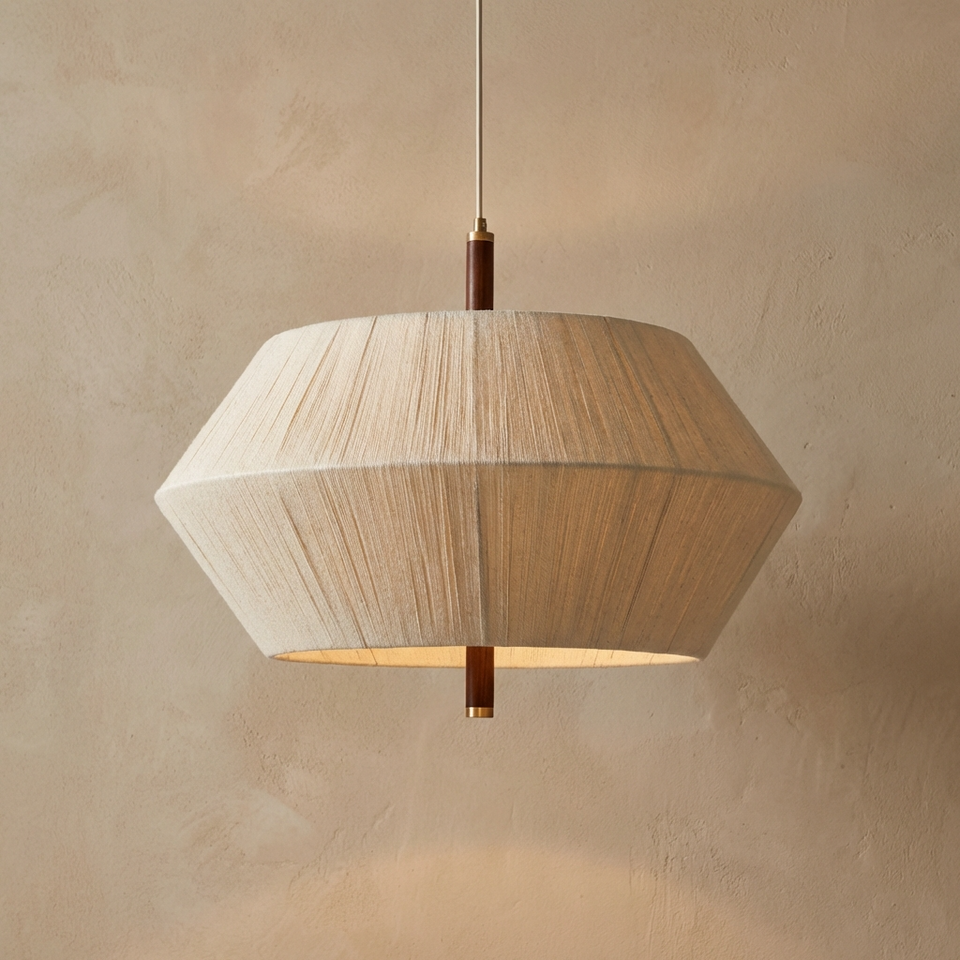 Rattan Ceiling Light Wabi Sabi Design-Lighting > Pendant Lights-casanuva-D30cm-Wooden-Warm Light-casanuva