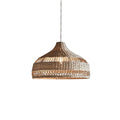 Rattan Dome Pendant Light-Lighting > Pendant Lights-casanuva-casanuva