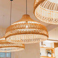 Rattan Dome Pendant Light-Lighting > Pendant Lights-casanuva-casanuva
