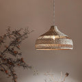 Rattan Dome Pendant Light-Lighting > Pendant Lights-casanuva-casanuva