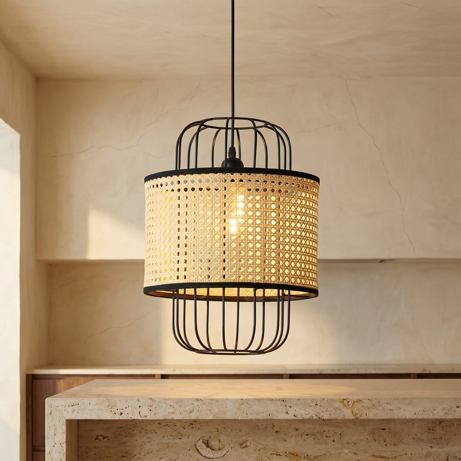 Rattan Pendant Lamp Natural Design-Lighting > Pendant Lights-casanuva-casanuva