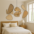 Rattan Pendant Lamp Natural Woven Light Fixture-Lighting > Pendant Lights-casanuva-60 cm-casanuva