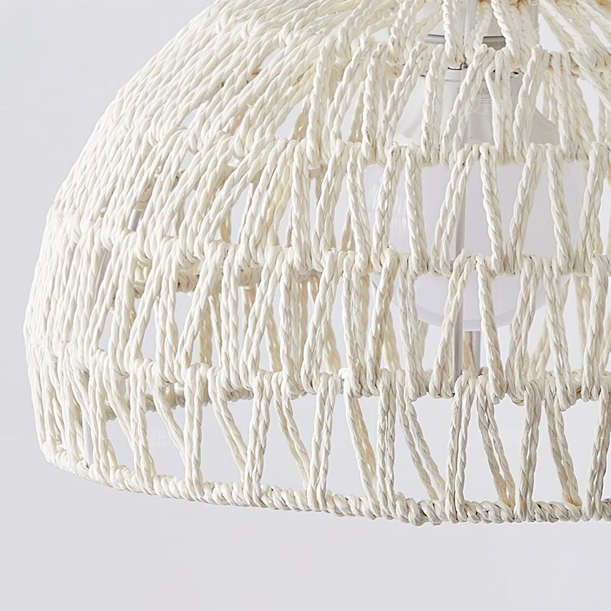 Rattan Pendant Light with Arch Design-Lighting > Pendant Lights-casanuva-casanuva