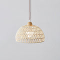Rattan Pendant Light with Arch Design-Lighting > Pendant Lights-casanuva-casanuva