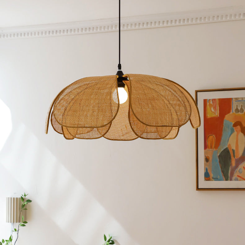 Rattan Rustic Pendant Light Lamp Shade-Lighting > Pendant Lights-casanuva-casanuva