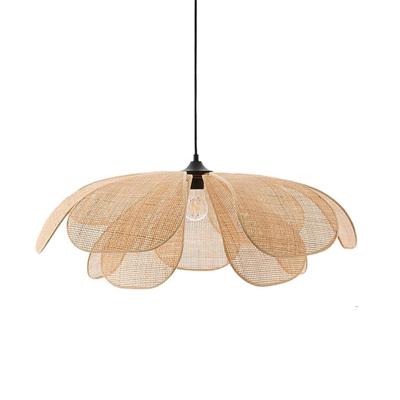 Rattan Rustic Pendant Light Lamp Shade-Lighting > Pendant Lights-casanuva-casanuva
