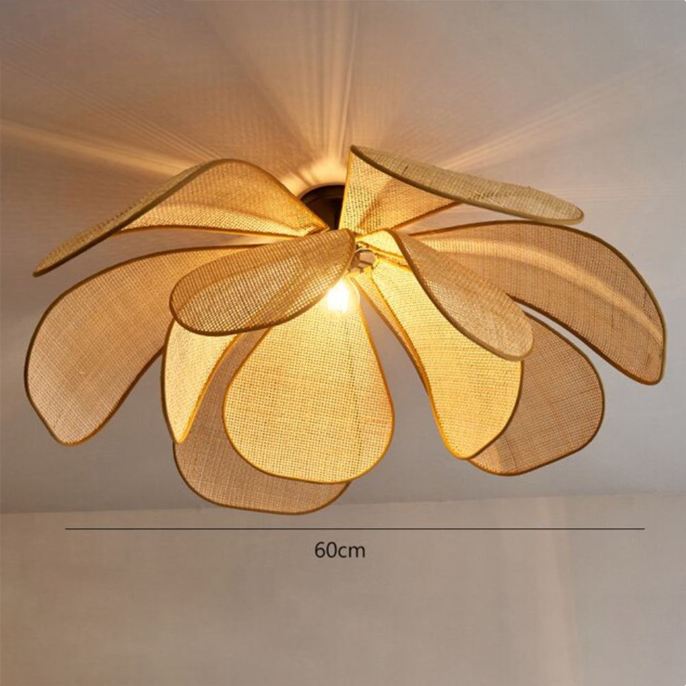 Rattan Rustic Pendant Light Lamp Shade-Lighting > Pendant Lights-casanuva-casanuva