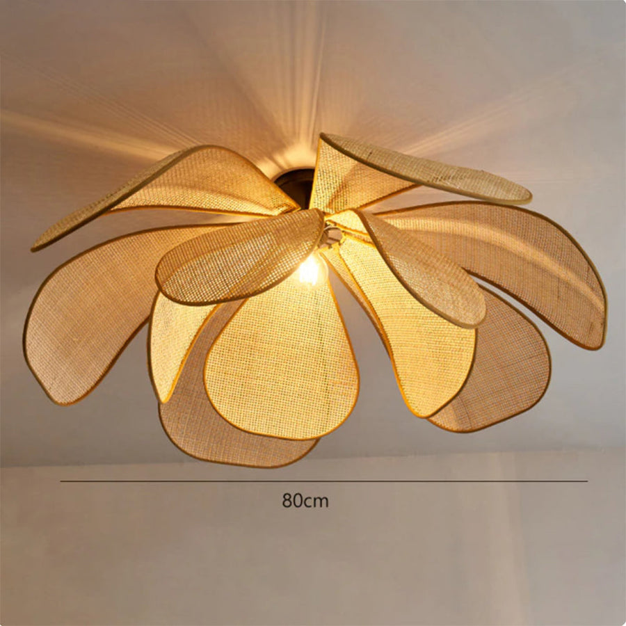 Rattan Rustic Pendant Light Lamp Shade-Lighting > Pendant Lights-casanuva-casanuva