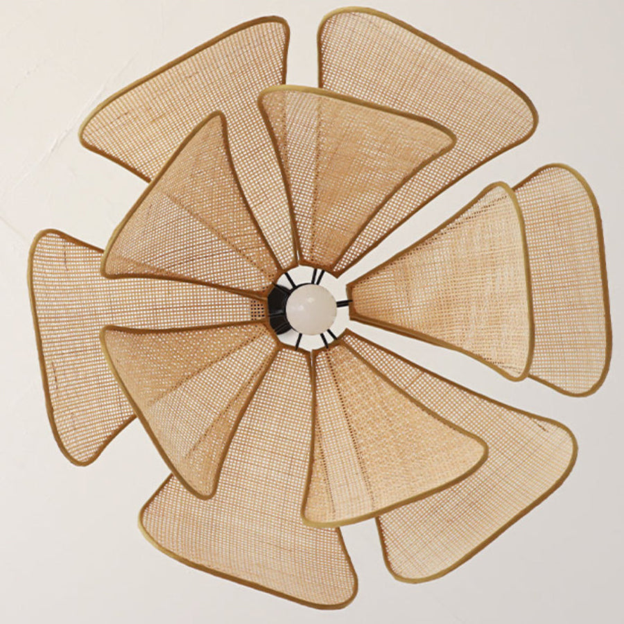 Rattan Rustic Pendant Light Lamp Shade-Lighting > Pendant Lights-casanuva-casanuva