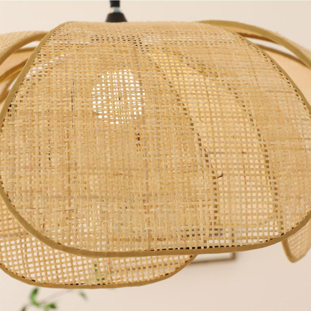 Rattan Rustic Pendant Light Lamp Shade-Lighting > Pendant Lights-casanuva-casanuva