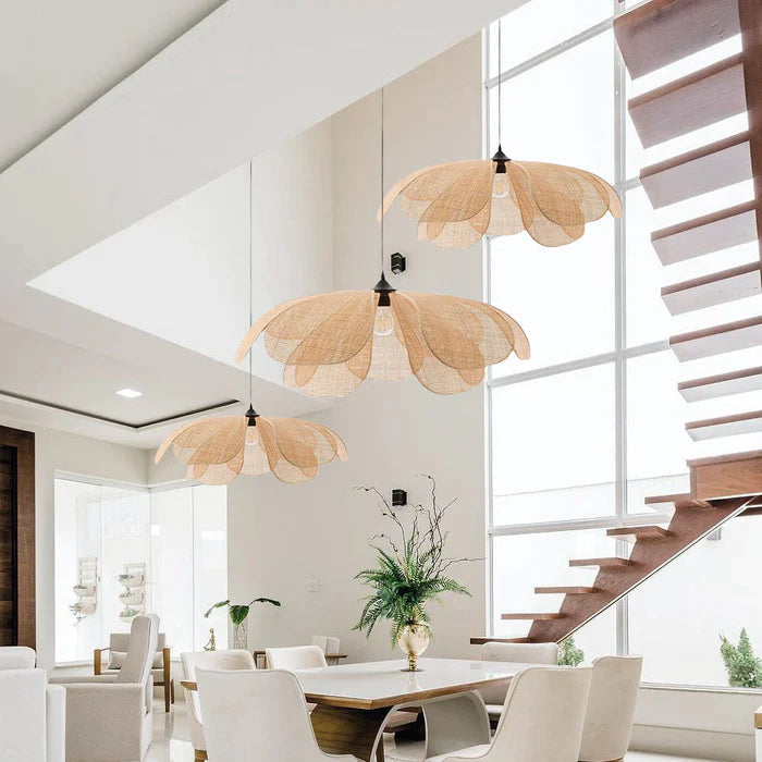 Rattan Rustic Pendant Light Lamp Shade-Lighting > Pendant Lights-casanuva-casanuva