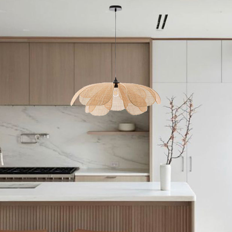 Rattan Rustic Pendant Light Lamp Shade-Lighting > Pendant Lights-casanuva-casanuva