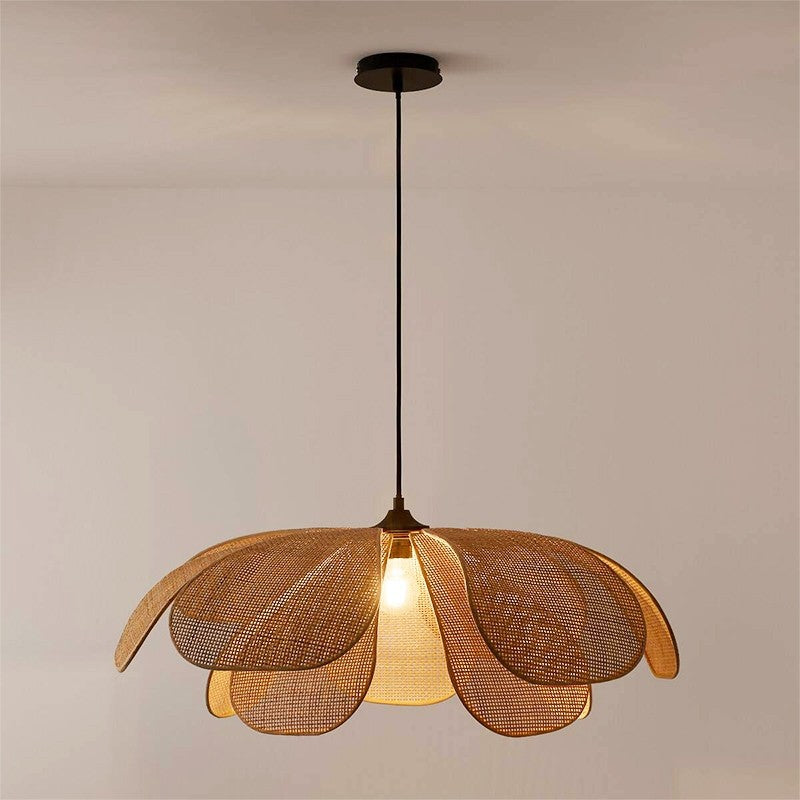 Rattan Rustic Pendant Light Lamp Shade-Lighting > Pendant Lights-casanuva-Dia80 cm-Pendant Light-casanuva
