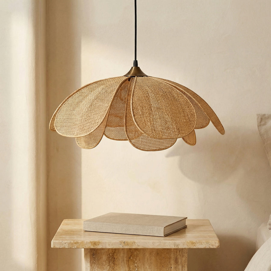 Rattan Rustic Pendant Light Lamp Shade-Lighting > Pendant Lights-casanuva-casanuva