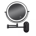 Rechargeable Black LED Makeup Mirror for Bathroom Use-Bedding & Bath > Bathroom Accessories-casanuva-casanuva