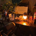 Rechargeable LED Table Lamp Cylinder Acrylic Iron Base Bent Tube Design-Lighting > Table Lamps-casanuva-casanuva