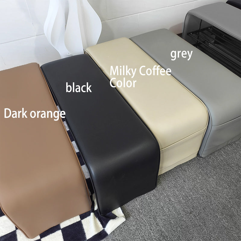Rectangular 2-Tier Shoe Shelf Bench Eco-Friendly Synthetic Leather Carbon Steel for Entryway Storage-Furniture > Side Tables-casanuva-casanuva