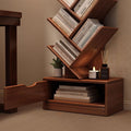 Rectangular Solid Wood Eco-Friendly Bookshelf 6/8/10/12 Tier for Home Office-Furniture > Bookshelves-casanuva-casanuva