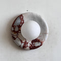 Red Marble Wall Sconce-Lighting > Wall Lights-casanuva-20cmx20cm-Bvlgari Red H04-casanuva