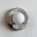Red Marble Wall Sconce-Lighting > Wall Lights-casanuva-20cmx20cm-Bvlgari Red H16-casanuva