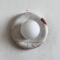 Red Marble Wall Sconce-Lighting > Wall Lights-casanuva-20cmx20cm-Bvlgari Red H17-casanuva