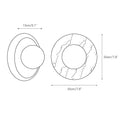 Red Marble Wall Sconce-Lighting > Wall Lights-casanuva-casanuva