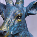 Resin Deer Head Wall Sconce Lamp 1-Light Retro Design-Lighting > Wall Lights-casanuva-casanuva