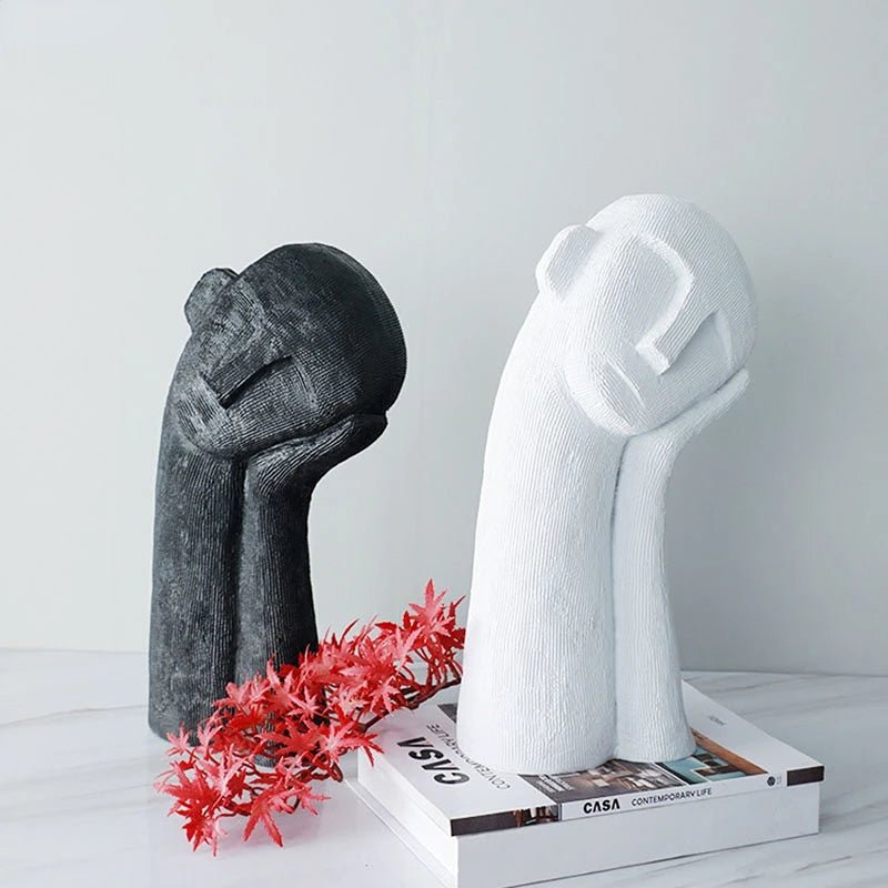 Resin Face Sculpture-Home Decor > Sculptures & Figurines-casanuva-casanuva