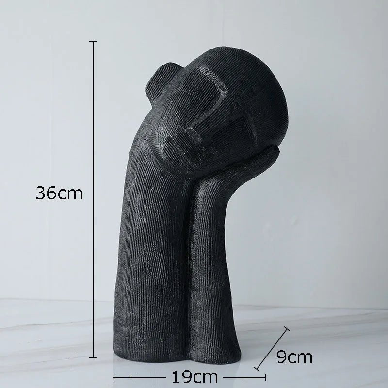 Resin Face Sculpture-Home Decor > Sculptures & Figurines-casanuva-casanuva