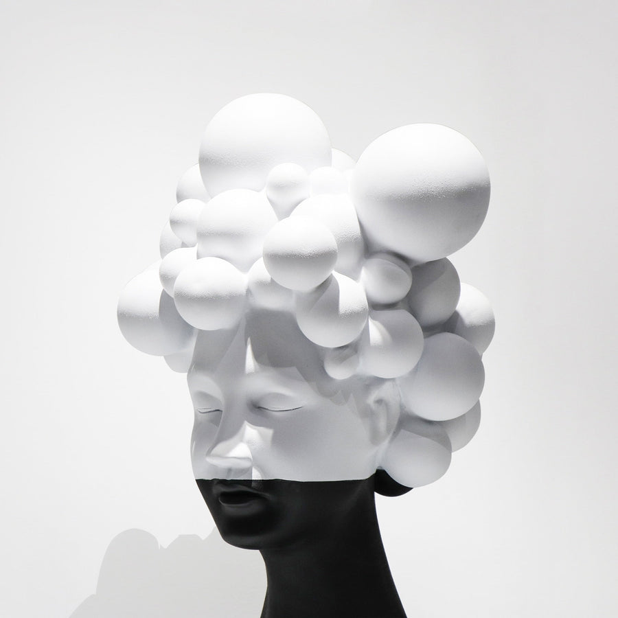 Resin Mysterious Woman Statue Nazla-Home Decor > Sculptures & Figurines-casanuva-casanuva