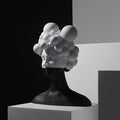 Resin Mysterious Woman Statue Nazla-Home Decor > Sculptures & Figurines-casanuva-Resin-casanuva