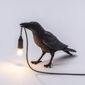 Resin Table Lamp with Raven Design-Lighting > Table Lamps-casanuva-casanuva