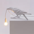 Resin Table Lamp with Raven Design-Lighting > Table Lamps-casanuva-casanuva
