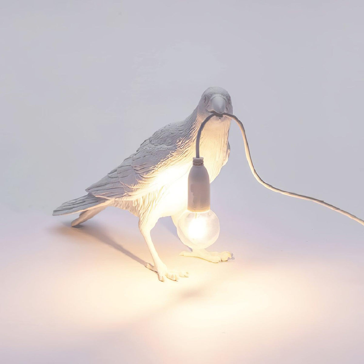 Resin Table Lamp with Raven Design-Lighting > Table Lamps-casanuva-casanuva