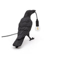 Resin Table Lamp with Raven Design-Lighting > Table Lamps-casanuva-casanuva
