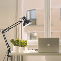 Retractable Long Arm Clip Table Lamp ABS 1-Light for Bedroom-Lighting > Table Lamps-casanuva-casanuva
