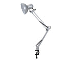 Retractable Long Arm Clip Table Lamp ABS 1-Light for Bedroom-Lighting > Table Lamps-casanuva-Silver Color-100V-120V-casanuva