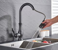 Retractable Stainless Steel Kitchen Faucet 360 Degree Swivel-Kitchen & Dining > Kitchen Faucets-casanuva-casanuva